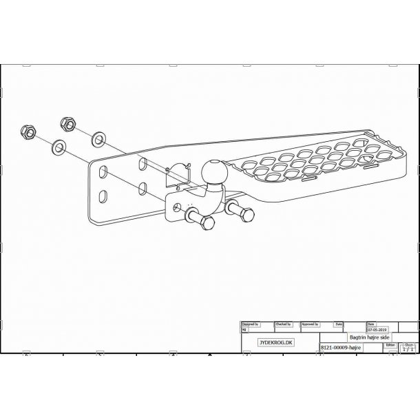 Universal stigtrinn for hyre 