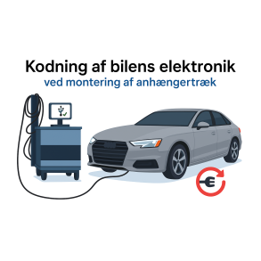 Kodning af elst i forbindelse med montering af anhngertrk