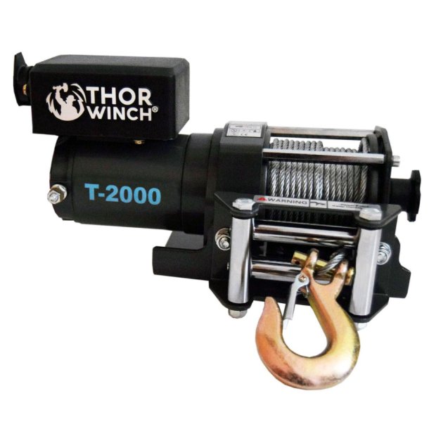 Thor Winch, T-2000, 12V med wire, trkkraft 907 kg