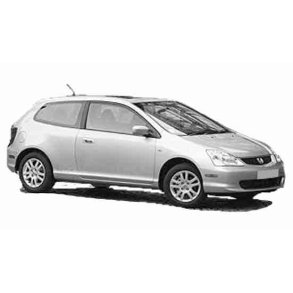 Honda Civic 3 dørs - excl Type R. Årg 09/2001 - 12/2003