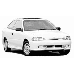 Hyundai Accent 3+5 dørs. Årg 01/1995 - 01/2000