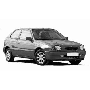 Toyota Corolla E11 3 dørrs hatchback. Årg 01/1997 - 12/2001