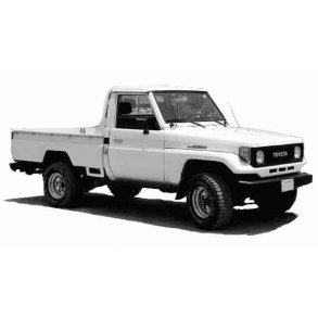 Toyota Landcruiser BJ75 Pick-up. Årg 01/1985