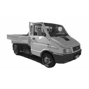 Iveco Daily kasse + ladvogn. Årg 01/1979 - 01/1999