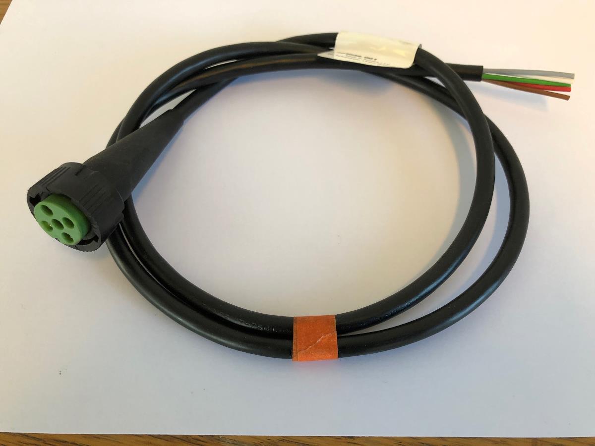 mangel Ithaca Stå op i stedet Aspöck kabel med stik 5-pol grøn 1,0m OE 66-1542-047 - 12V ledning og  komplet kabel. - Jydekrog ApS