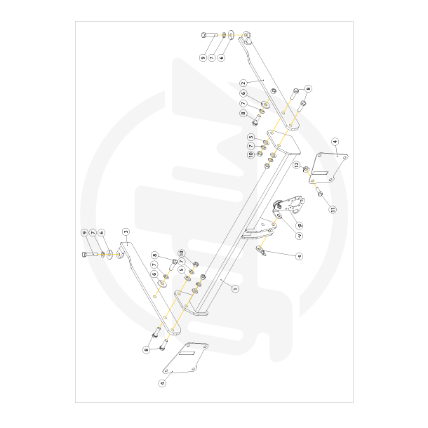 Fastsatt tilhengerfeste for Audi A6 sedan &amp; Avant. rg. 06/2018 -
