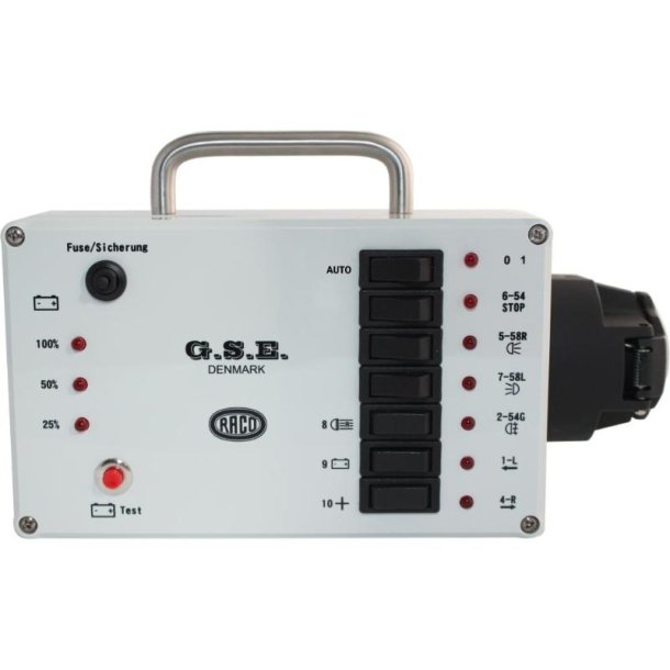Lystester 12V 13-pol med automatik.
