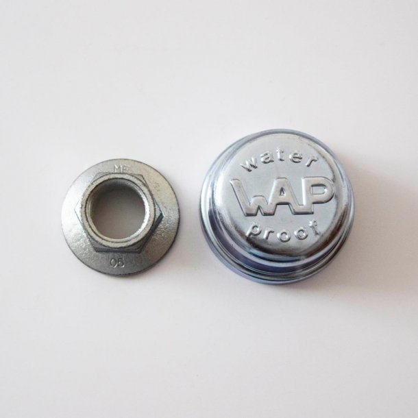 Original WAP-fettkapsel 64 mm set med M24x1,5 mm. flnsen. Typ W205RS / W234RS