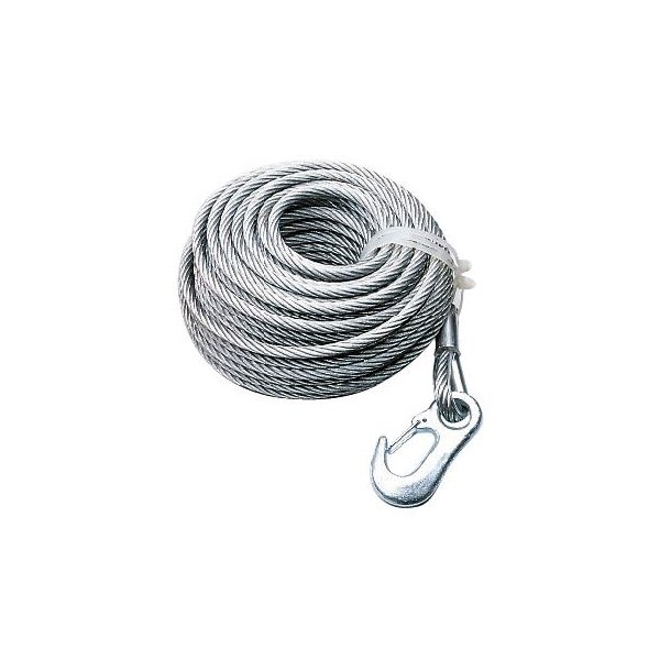 Wire 7,0 mm x 20,0 m. AL-KO OPTIMA 901, 900 Kg. med krog.