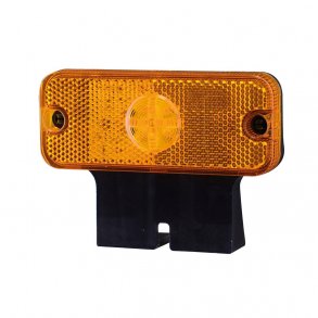 JS TrailerParts mark.lygte LED gul 10-30V