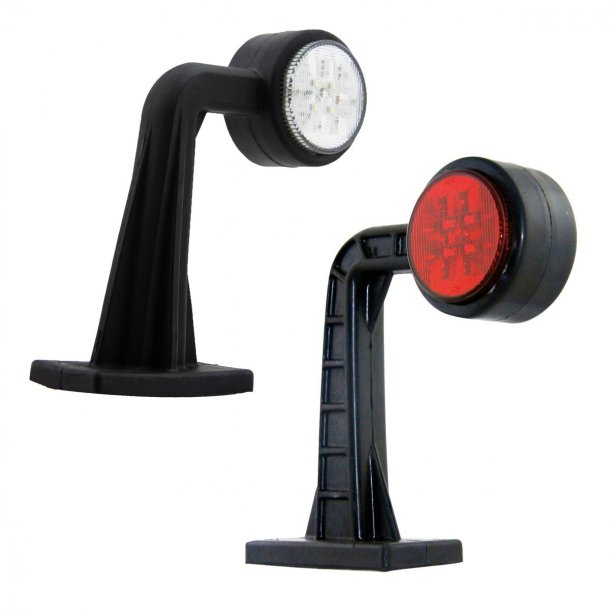 JS TrailerParts mark.lygte LED hvid/rd V 10-30V 