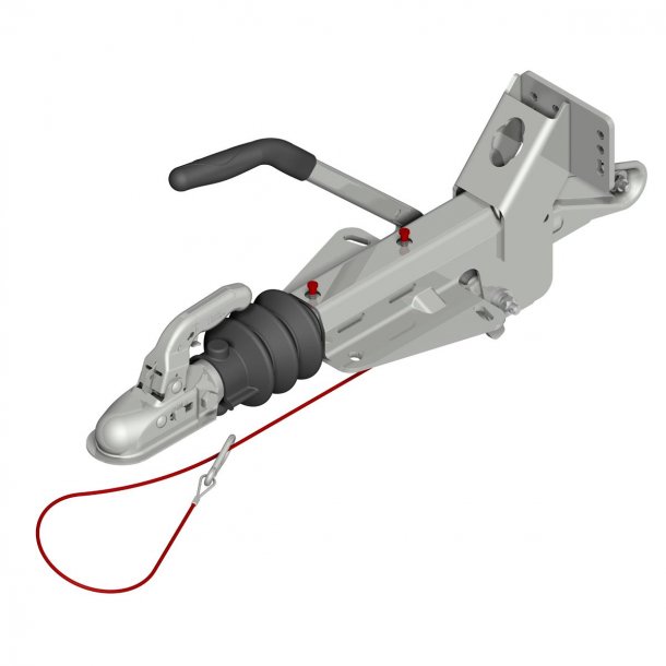 Knott plbsbremse  KF20-A GF monteret med stttehjulskonsol 1100-2000Kg 