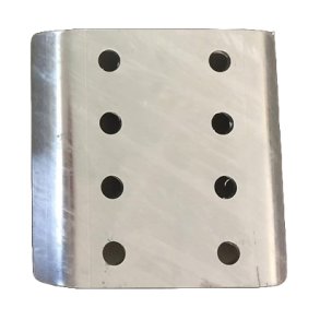 Dykplate 90/50 mm 4 rader galvanisert