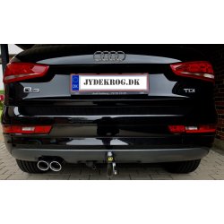 Skjult avtakbart tilhengerfeste for Audi Q3. rg. 09/2011 - 06/2018