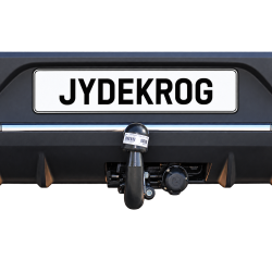 Skjult aftageligt anh�ngertr�k til Mercedes EQC. �rg 06/2020 -  (synlig udsk�ring)
