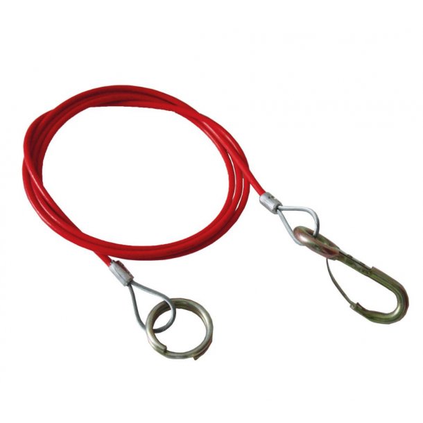 JS TrailerParts sikkerhedswire. Lngde: 1615 mm