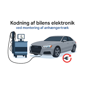 Kodning af els�t i forbindelse med montering af anh�ngertr�k