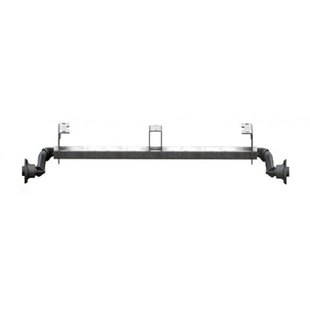 AL-KO ubremset traileraksel 750 kg - Ml A. 850 mm. B. 140 mm. C. 1280 mm. Hj konsol.