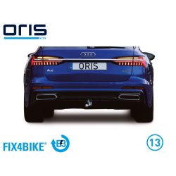 Elektrisk svingbart anh�ngertr�k til Audi A6 type 4A5/C8/4A2 Sedan og Avant �rgang 02/2018 -