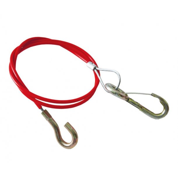 JS TrailerParts sikkerhedswire. Lngde: 960 mm