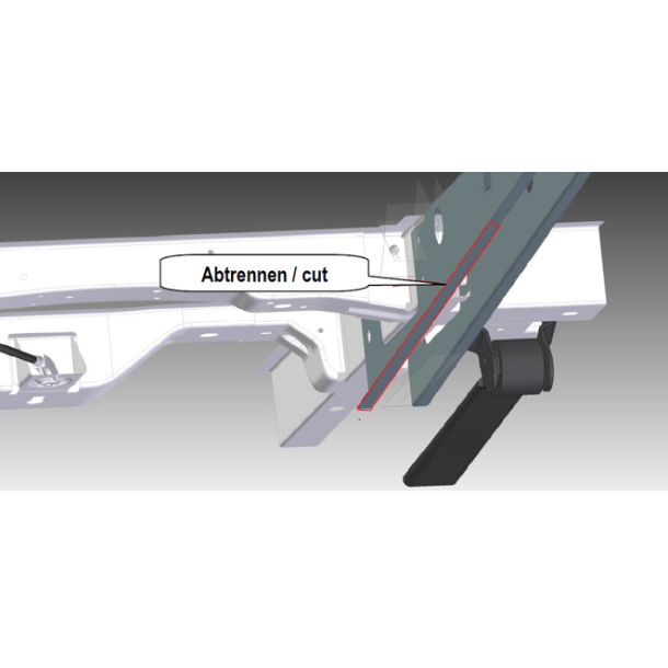AMC SAWIKO komplet fast anh�ngertr�k MT053 kugle 5, Ford Transit / Benimar, Tessoro 442, LA