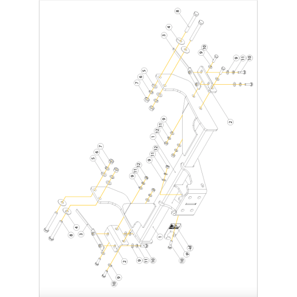 Fast anhngertrk til Maxus e-Deliver 9 kassevogn rgang. 07/2020 -
