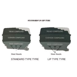 Massiv truckdk 6.50-10" LIP TYPE.