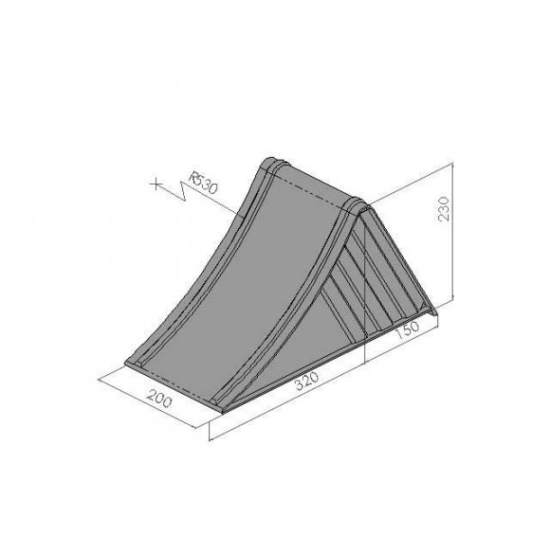 Stopp blokk for tilhengere og campingvogner.