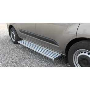 Universal Sidetrinn i aluminium for inngangsdr og skyvedr p venstre og hyre side, passer alle bi