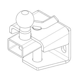 Ball/gaffel drag - 3500 kg.