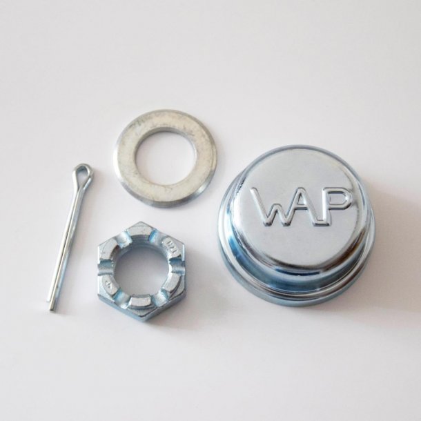  Navkapsel 64,5mm original WAP st med M24x1,5mm kronemtrik og split, type W235RS