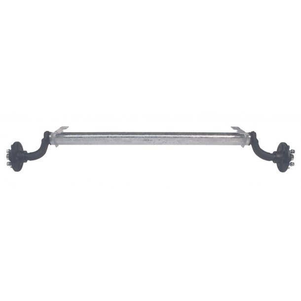 AL-KO ubremset traileraksel 750Kg.  Ml A 1400 mm B. 50 mm C. 1830 mm.
